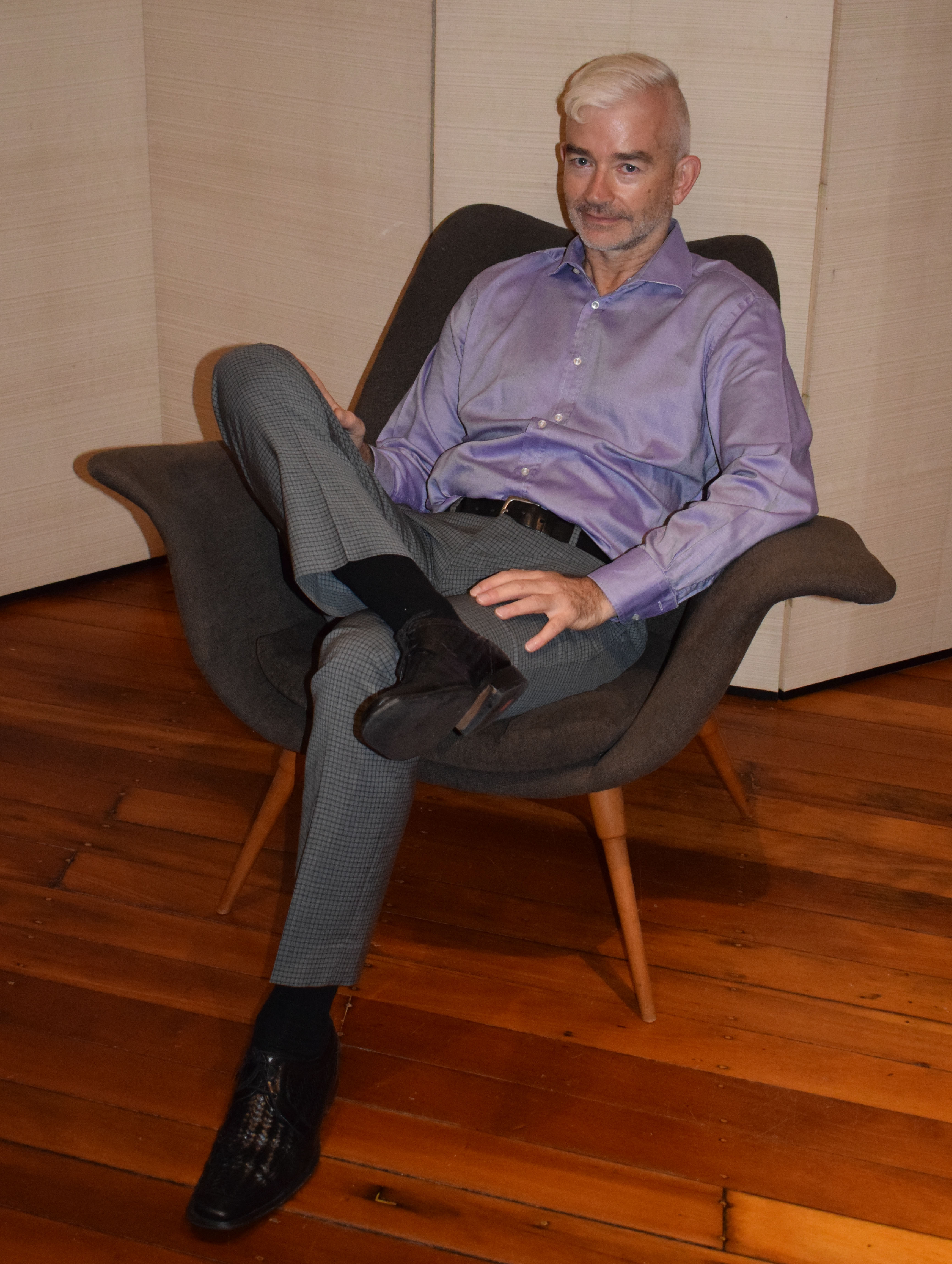 Geoff Isaac in Eleanor Contour chair