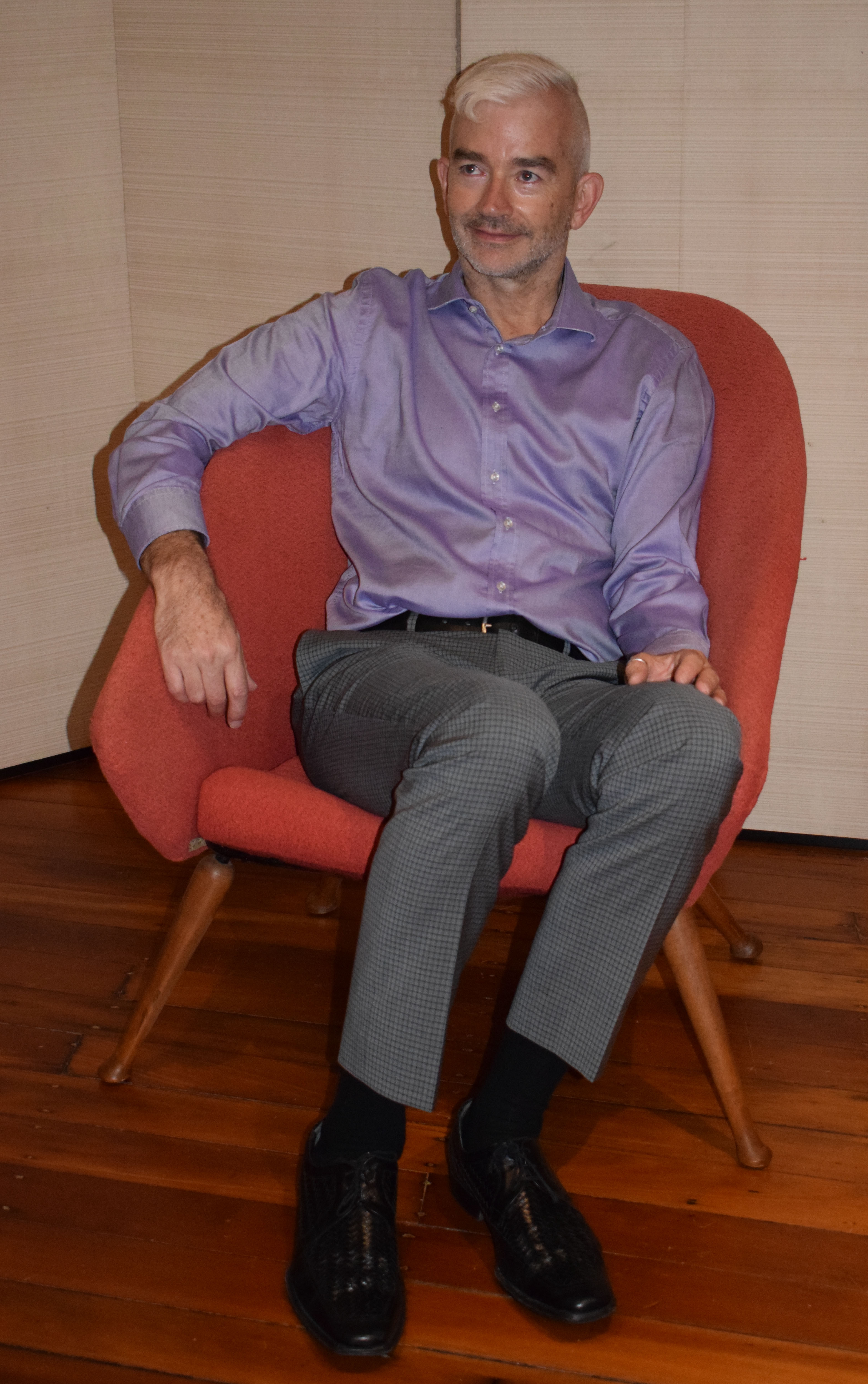 Geoff Isaac in Townhouse chair